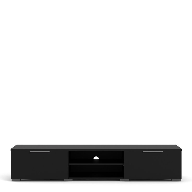 Carnuel Unfinished TV Stand for TVs up to 60", Black, 60''