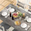 Ensemble de salle à manger à quatre pieds Ohmer pour 4 personnes, ensemble de table de salle à manger pour 4 personnes, table de cuisine en bois avec chaises rembourrées-1103661235-1103661234