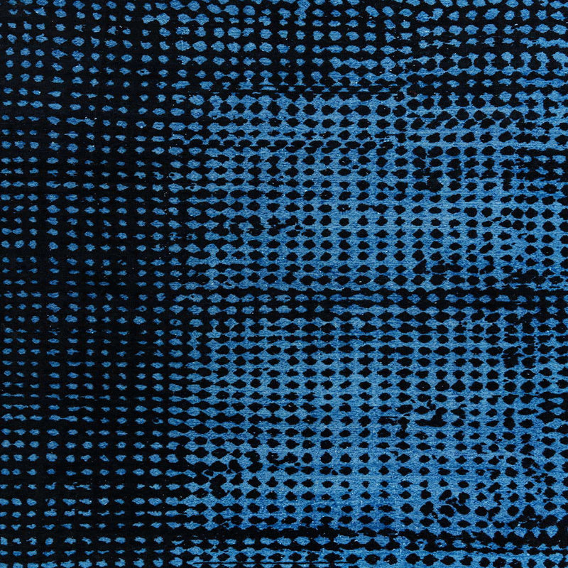 Tapis abstrait moderne 4408, Carré 8 pi