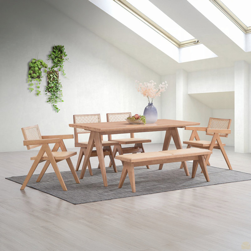 Rattan Bench