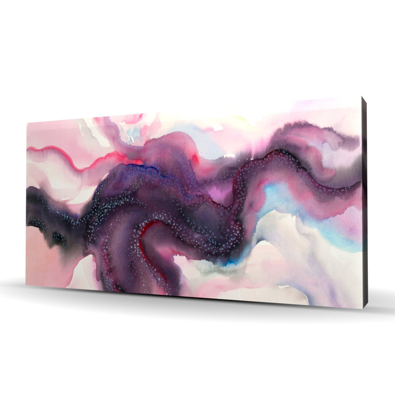 Celestial body - Pink Canvas Art for Home Decor | Galaxy Design, 48" H x 24" W