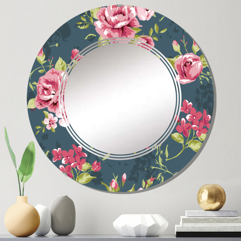 Miroir de salle de bain mural rond, 24 po x 24 po