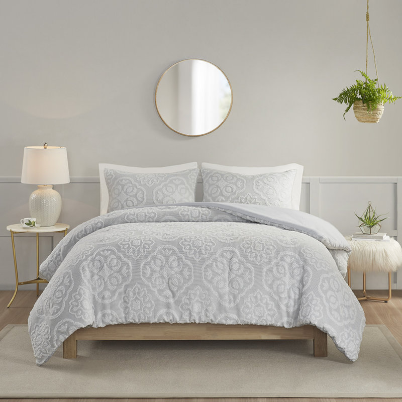 Comfortable Poly Duvet Bedding Sets, Farmhouse Style King Size