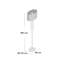 Zeppelin 165cm Silver Traditional Floor Lamp