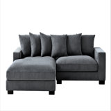 Container Furniture Direct Luxe Oversized Two-Piece Left Facing Sectional Couches for Living Room, 102.4-Inch L Shaped Sofa with Chaise, Upholstered with Corduroy Fabric