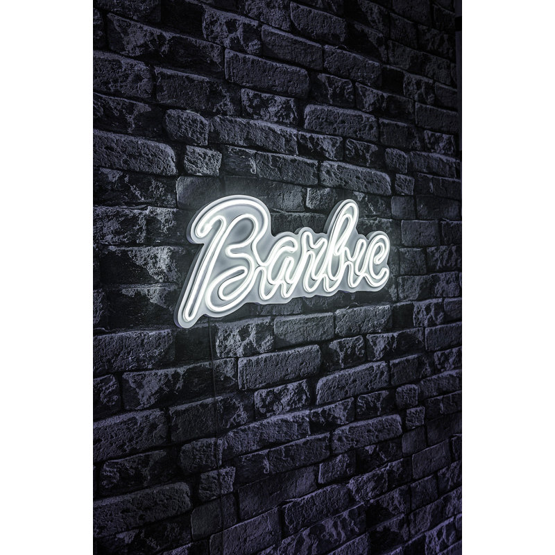 Éclairage décoratif en plastique à DEL, Blanc