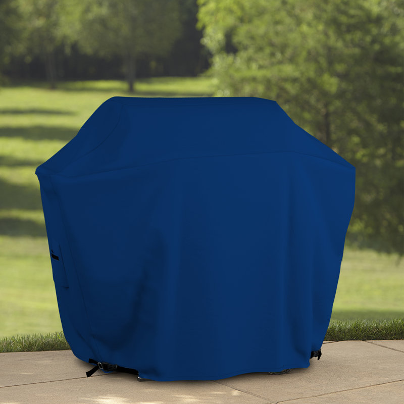 Blue Elephant Grill Cover, Blue, 12 Oz, 30 x 24 x 58
