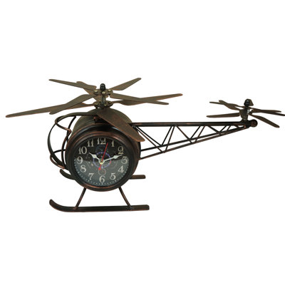 Helicopter Table Clock