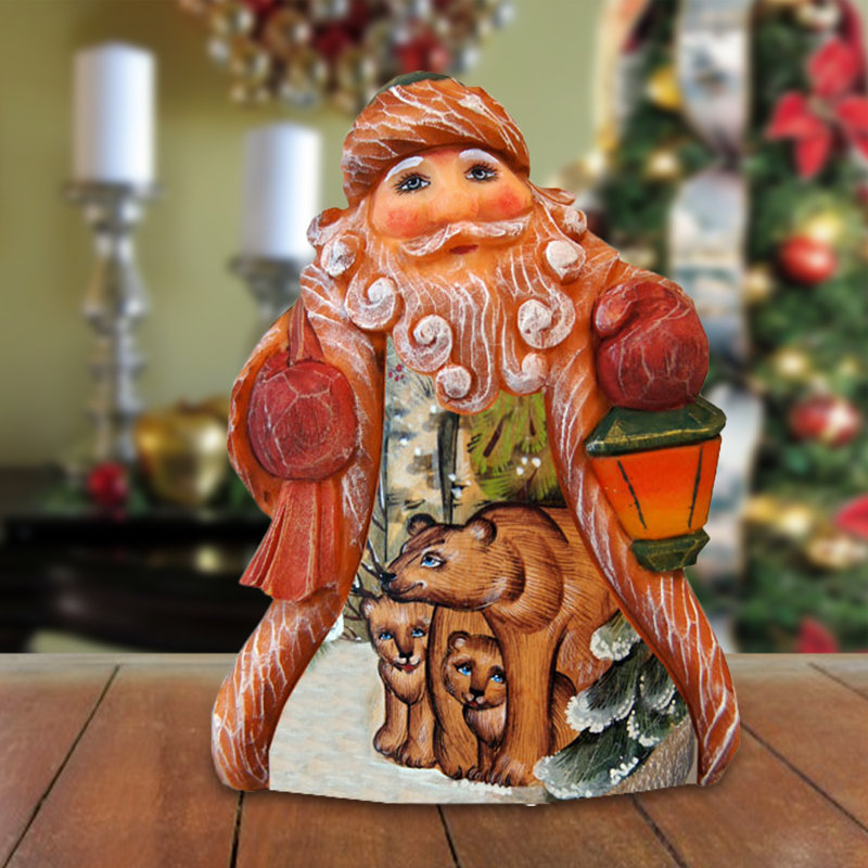 Collection de derevo pour père noël figurine de famille ours Fifield