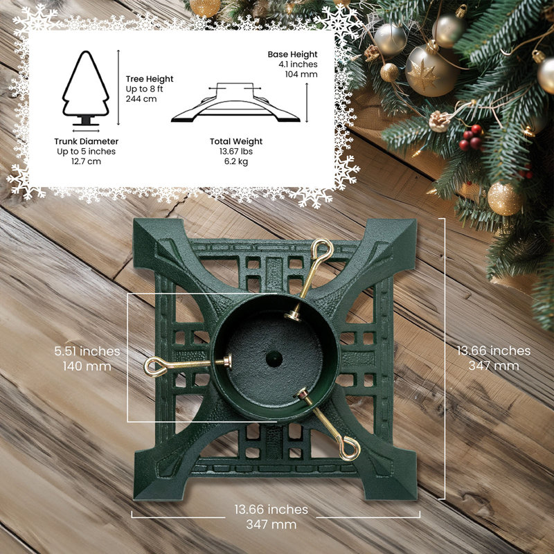 Ventray Christmas Tree Stand with Water Reservoir, Green