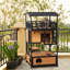 137Cm Wood Cat House