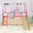 Twin Size Loft Bed With Slide And Playful Accessories-82139611