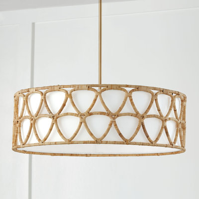 Luminaire suspendu tambour 4 lumières Mcconnico