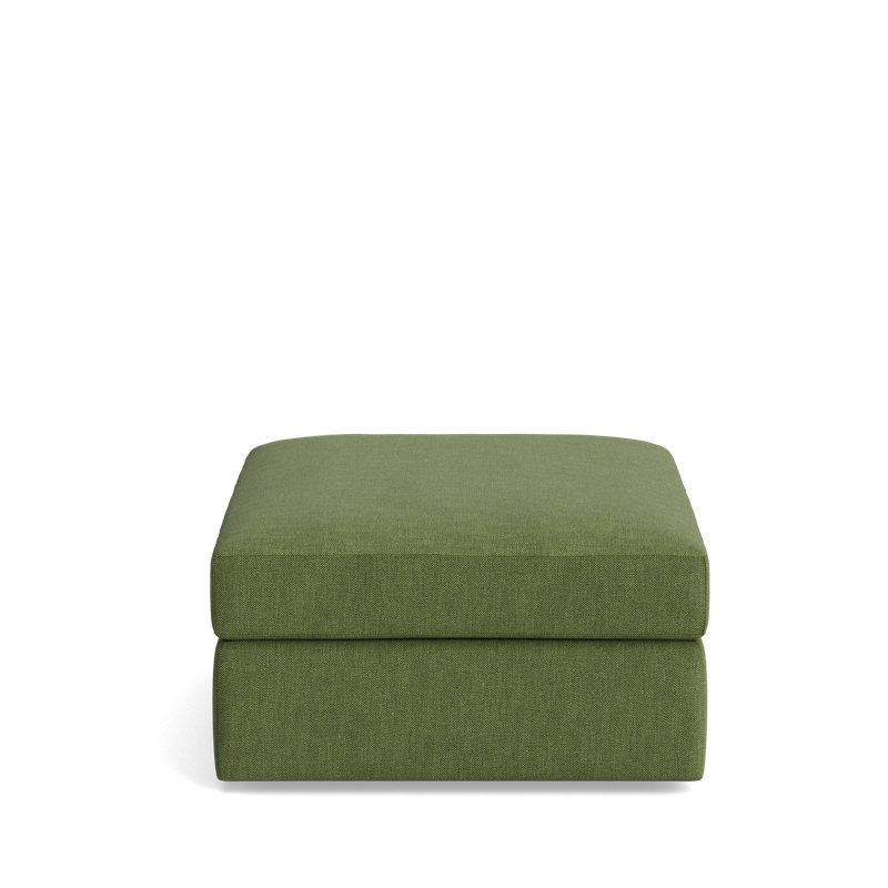 The OG Ottoman, Performance Weave - Basil