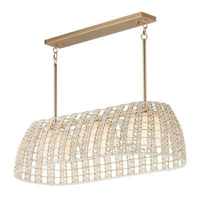 Luminaire suspendu en macramé-linéaire