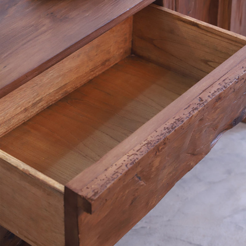 Zen-style wall-mounted sideboard