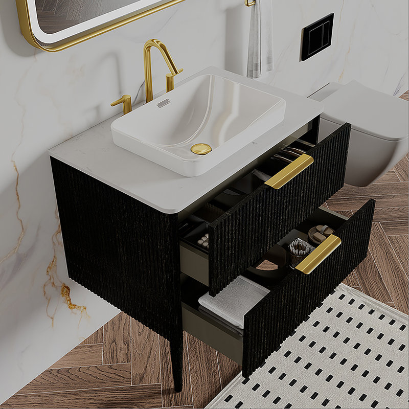 Meuble-lavabo autoportant Elena-30F-308T