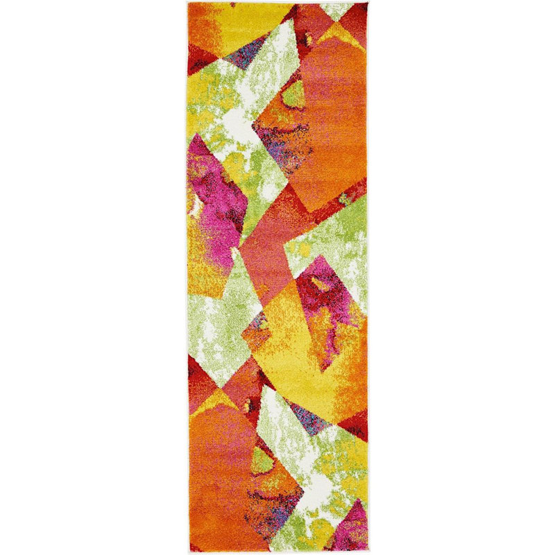 Tanguay Abstract Indoor Rug, Runner 2' x 6'