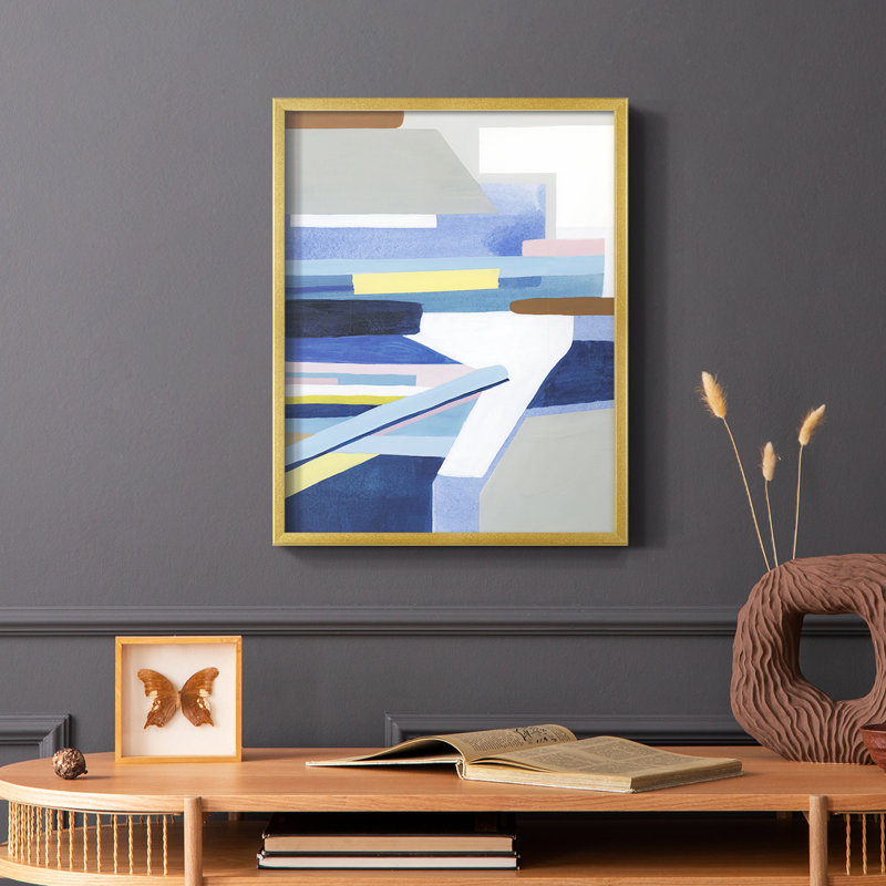 «Passing Cars II», reproduction encadrée - bois massif, H 28 po x l 22 po x P 0,75 po