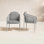 Caraker Premium All-Weather Wicker Outdoor Dining Armchair with Cushion