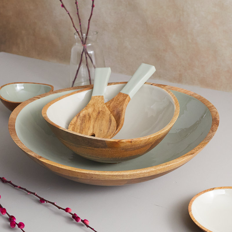 Grand bol Madras, taupe