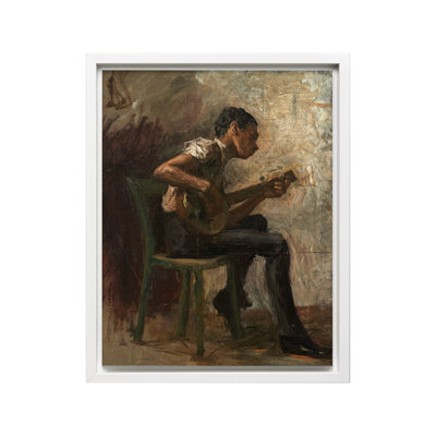 Boy Playing Banjo
