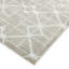 Aurora AU11 Lattice Metallic Silver Area Rug-42147603
