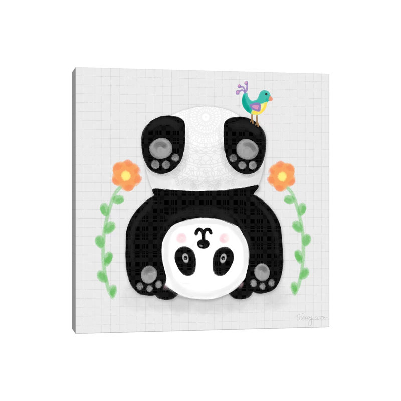 Tumbling Pandas IV by Noonday Design - Wrapped Canvas Painting, 93.98 cm H x 93.98 cm W x 1.91 cm D