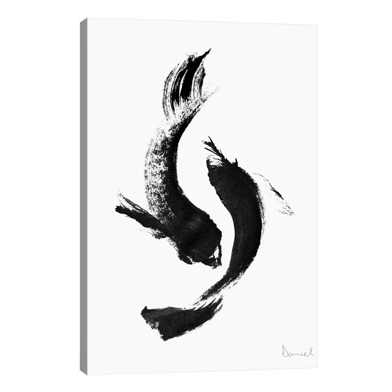 Koi by Dan Hobday - Wrapped Canvas Print, 101.6 cm H x 66.04 cm W x 1.91 cm D