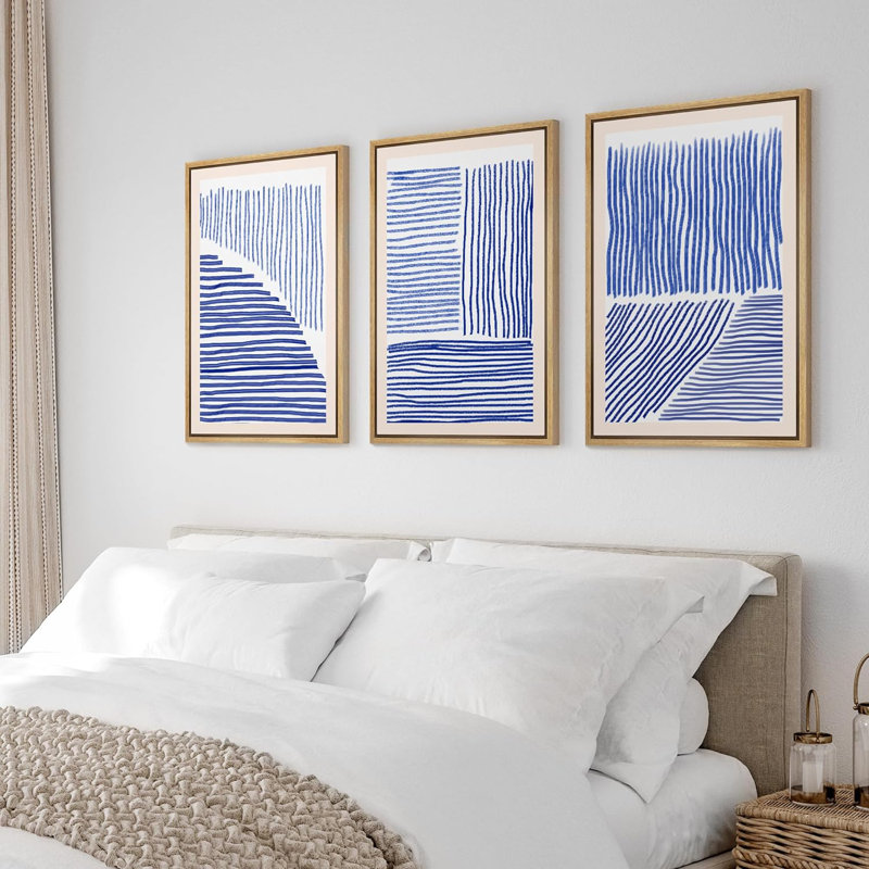 Impression sur toile 3 pièces, Naturel, H 36 po x l 24 po x P 1,5 po