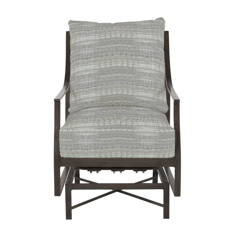 Méridienne en aluminium Monaco - Gris ardoise, InsideOut® Rollo ‑ lin argent, Welt, Gris ardoise