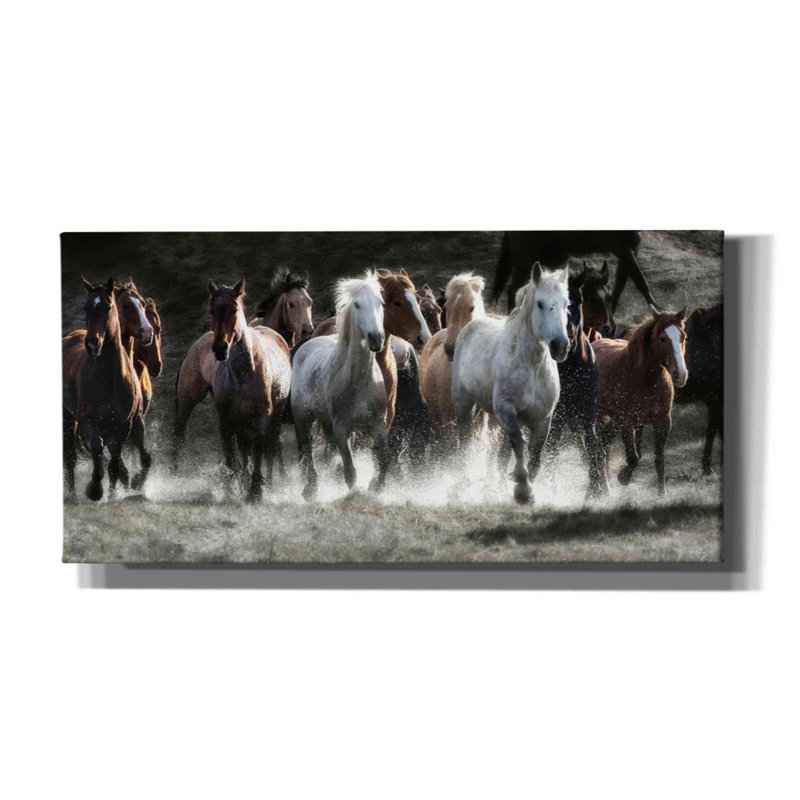 «Renegades» par Lisa Dearing, estampe numérique sur toile, H 12 po x l 24 po x P 0,75 po