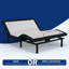 Base de lit de 15 pouces avec ports USB, programmable, massage, zéro gravité, éclairage sous le lit-191772754