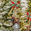 Ensemble de 6 décorations en forme de clochettes de Noël avec boucles décoratives World