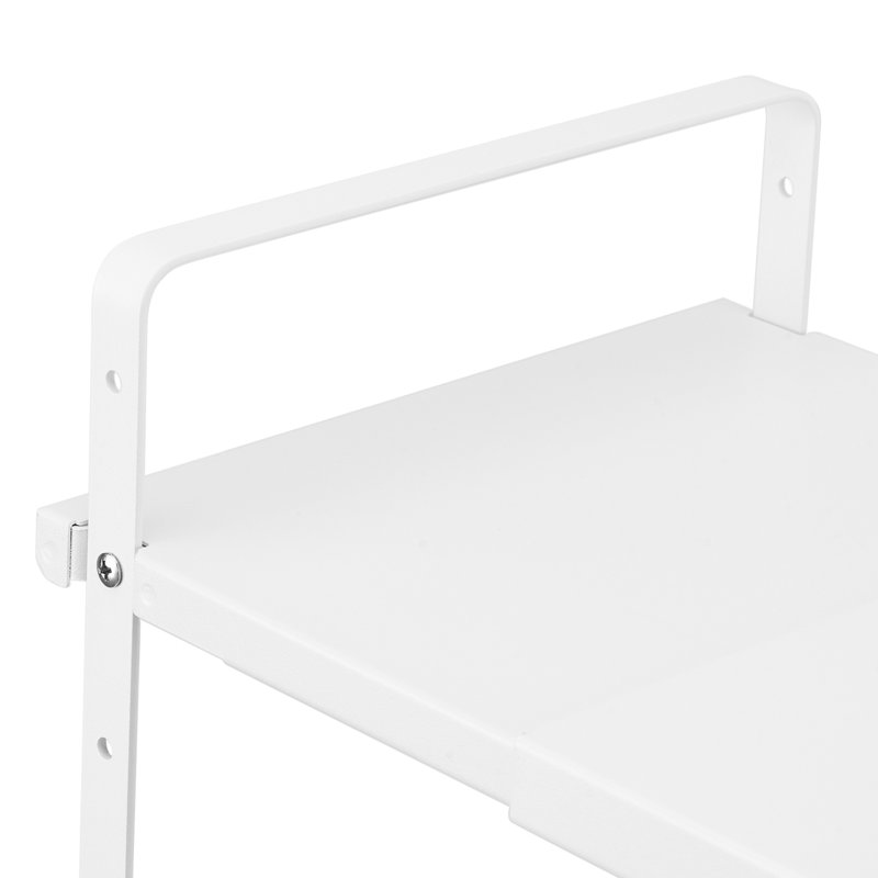 2 Tier Steel Kitchen Storage Shelf With Adjustable Height, Expandable Width, Stackable Design For Organization And Space Optimization Optimal Use