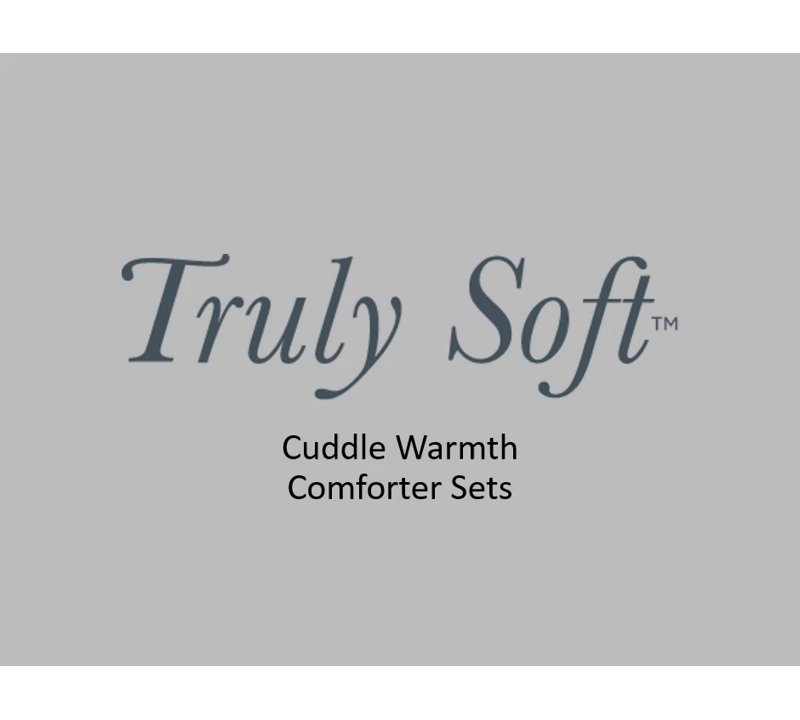 Indigo Twin Reversible Microfiber Comforter Set with Sherpa