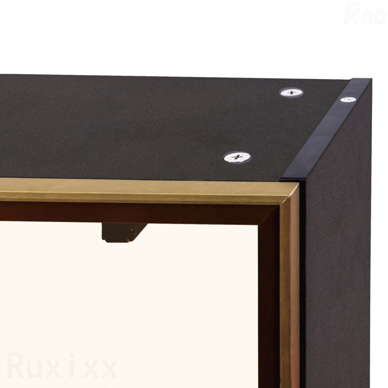 Armoire de rangement murale noire à grande capacité avec porte-épices, garde-manger suspendu, pour la cuisine et la salle à manger
