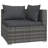 27.6" Wide Square Patio Sofa with Cushions-1708677347-1706964006