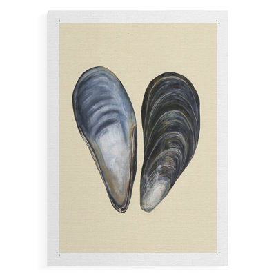 Coquilles bivalves I - impression sur toile seulement - NON CADRE
