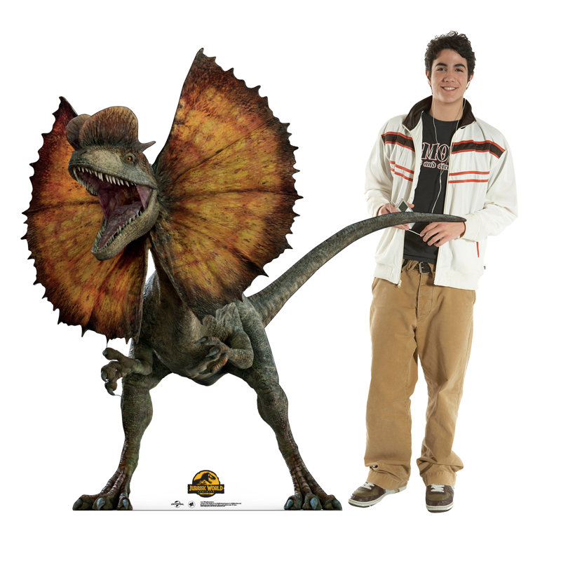 64'' Jurassic World Dominion Dilophosaurus Cardboard Standee