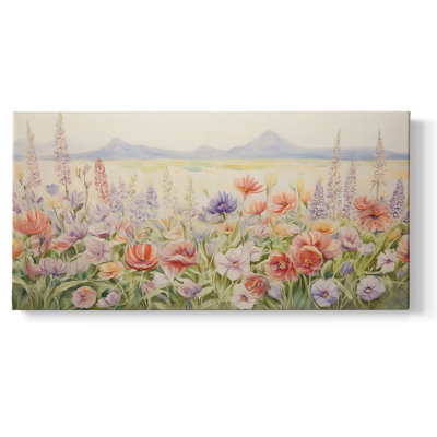 Botanical Series-CCXL- Toile tendue avec châssis tendue, prête à être accrochée