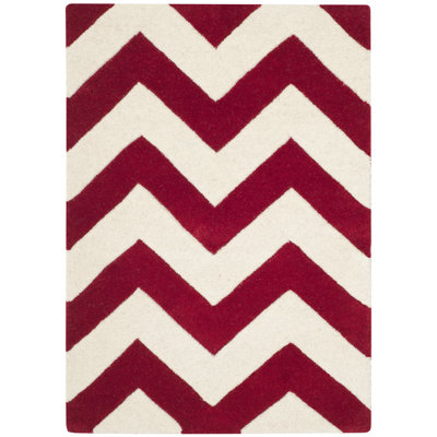 Teresita Chatham Hand Tufted Wool Chevron Rug