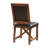 Lancaster Faux Leather Solid Wood Dining Chair