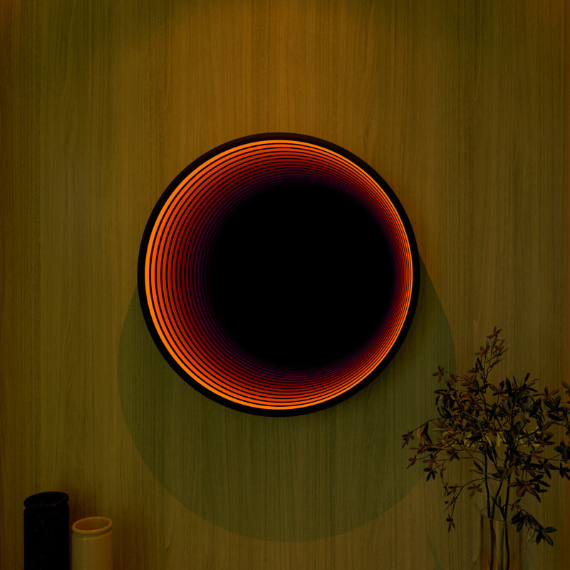 Janus Circle Mirror, 27.5" x 27.5"