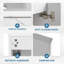 Meuble-lavabo flottant avec porte à fermeture en douceur de 20 po-220044423