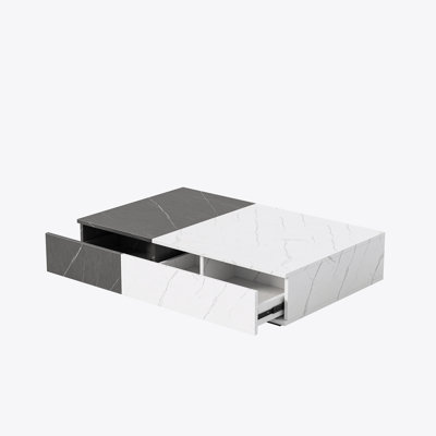 Modern Style Coffee Table With Two Storage Spaces by Ivy Bronx