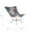 Fauteuil Puff complet Navajo bleu marine