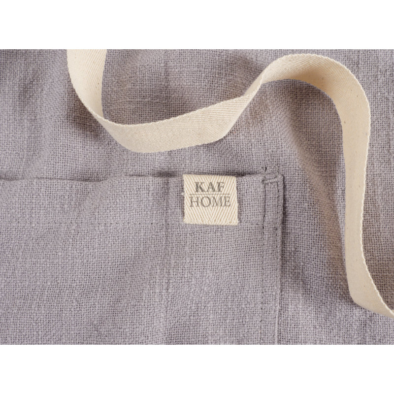 Tablier en coton Monaco, Gris givré