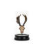 Deer Skull with Bel Glass Sculpture