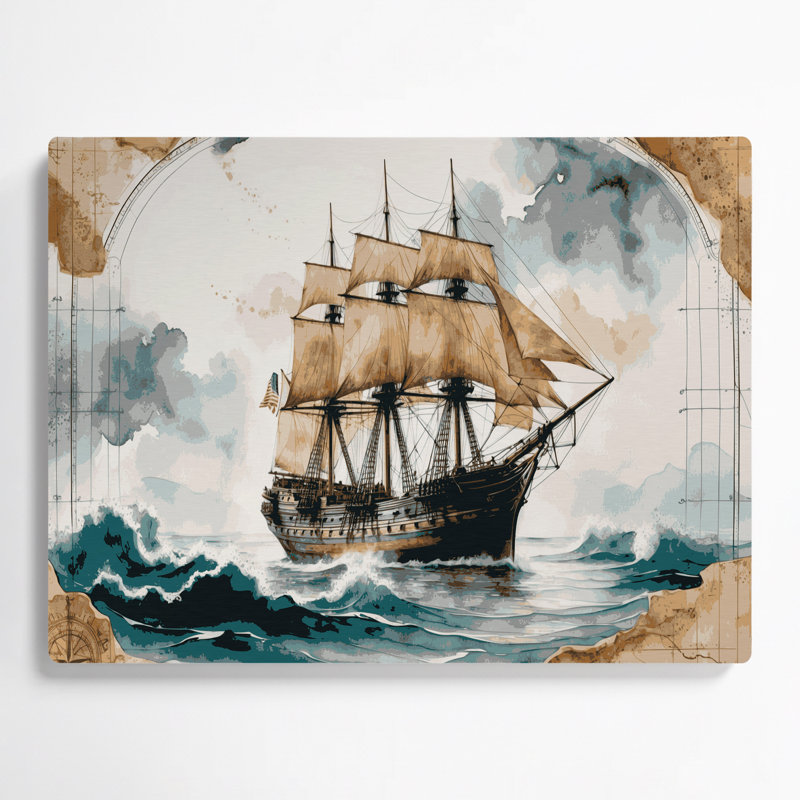 Art mural gris en métal Coastal Maritime Office, H 11 po x l 14 po